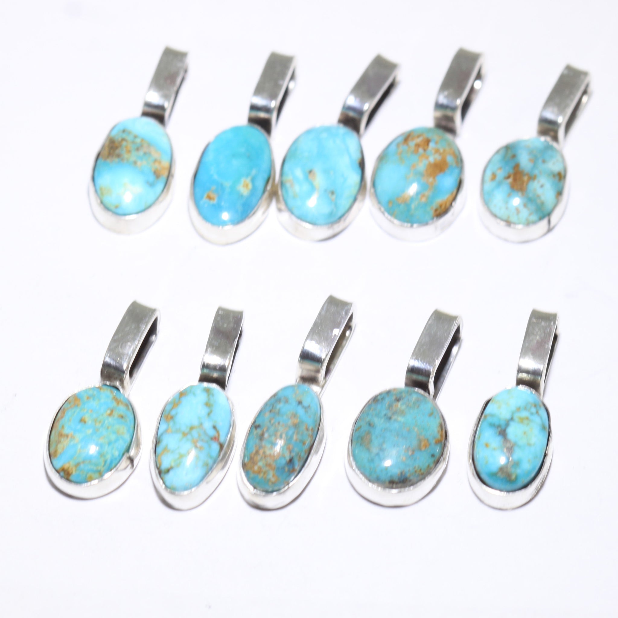 Turquoise Mt Pendant by Reva Goodluck