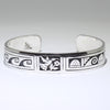 Silver Bracelet by Clifton Mowa 5-1/2"