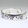 Silver Bracelet by Clifton Mowa 5-1/2"