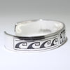 Silver Bracelet by Clifton Mowa 5-1/2"