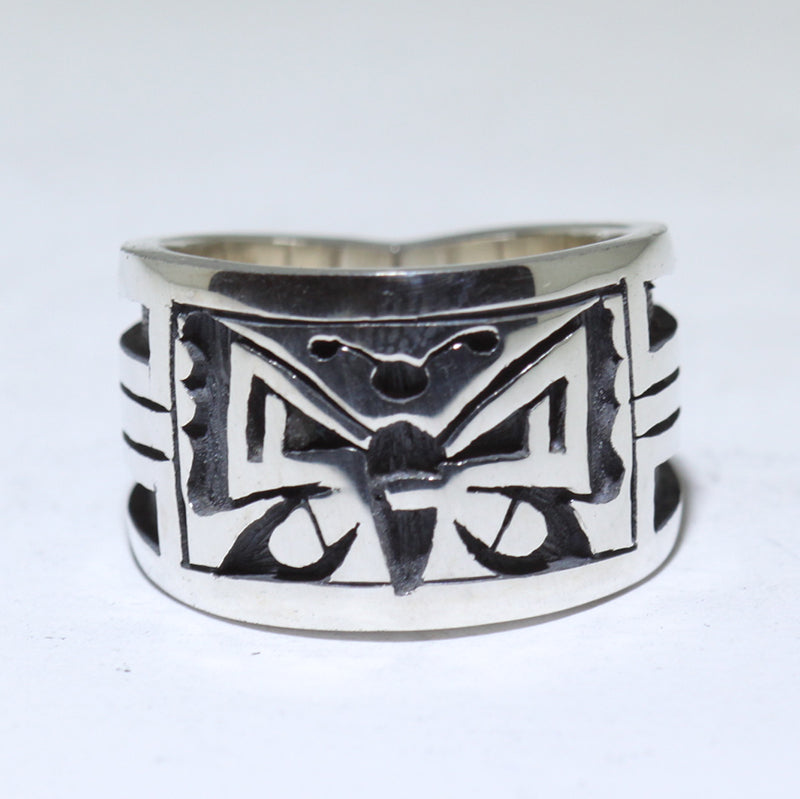 Silver Ring by Clifton Mowa- 6
