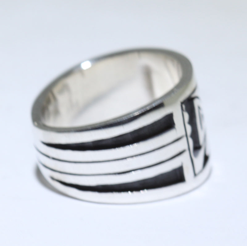 Silver Ring by Clifton Mowa- 6