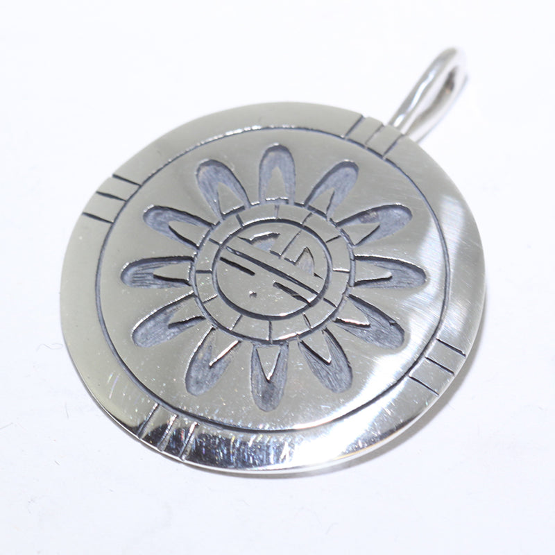 Silver Pendant by Clifton Mowa