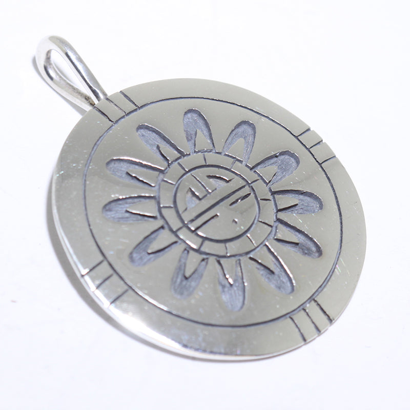 Silver Pendant by Clifton Mowa