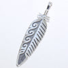 Feather Pendant by Ruben Saufkie