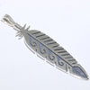 Feather Pendant by Ruben Saufkie