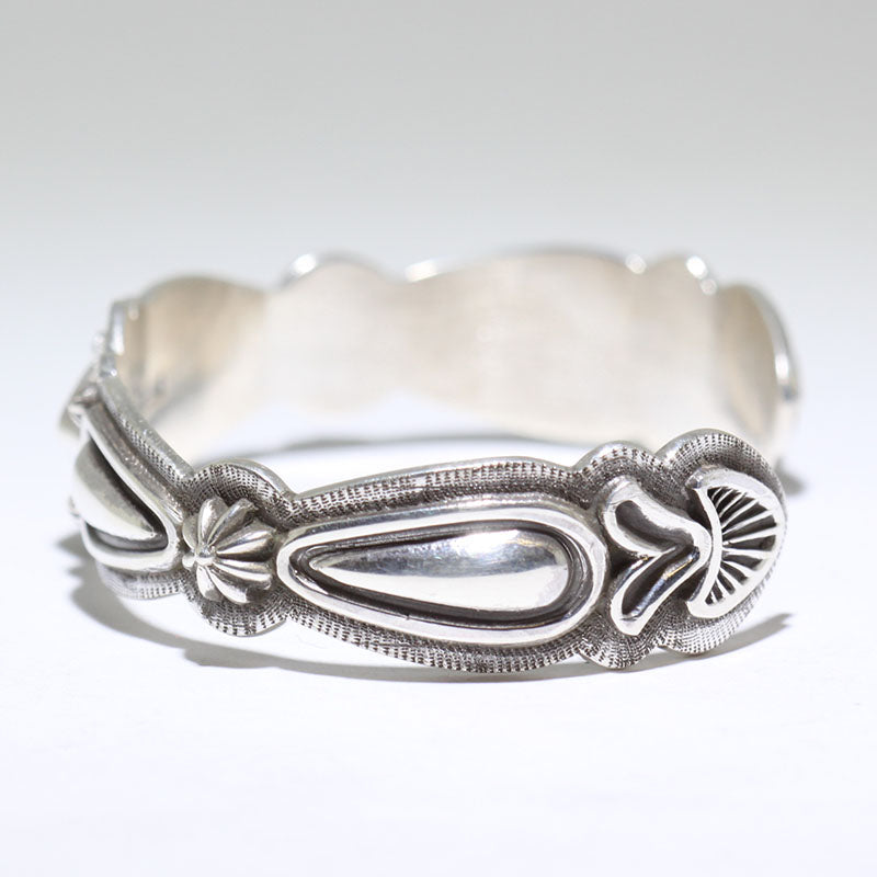 Silver Bracelet by Thomas Jim 5-1/2"