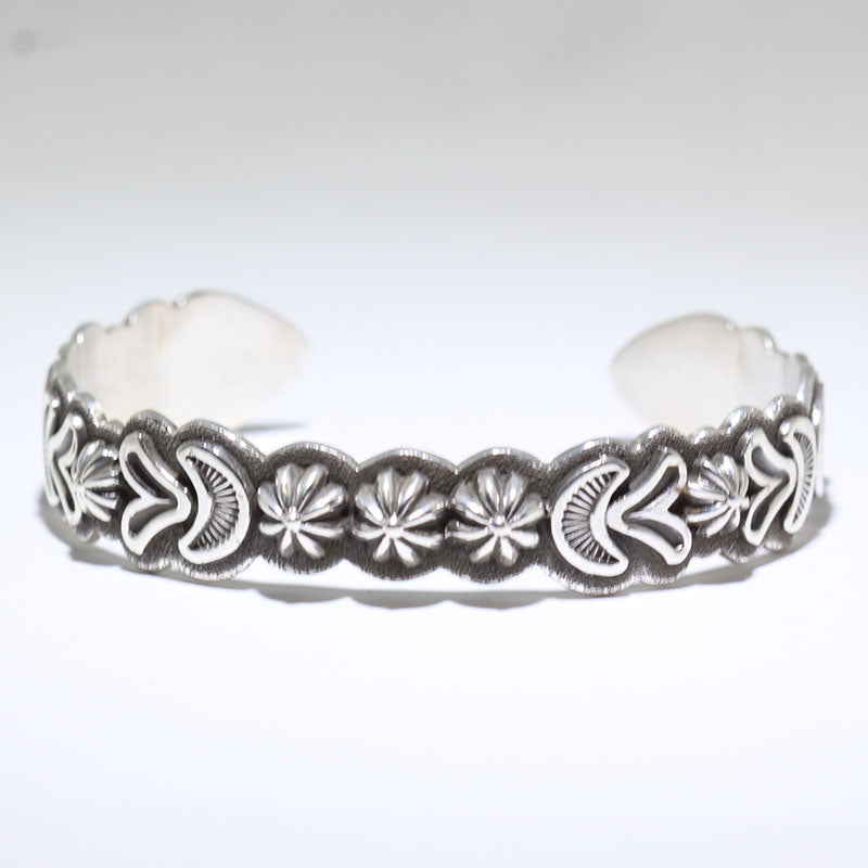 Silver Bracelet by Thomas Jim 5-3/4"