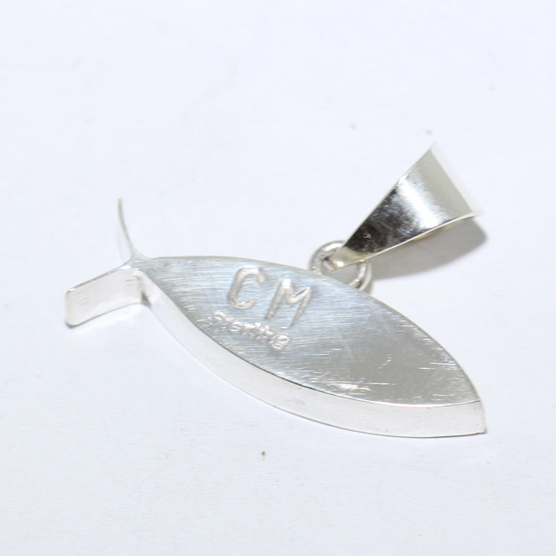 Fish Pendant by Calvin Manygoat