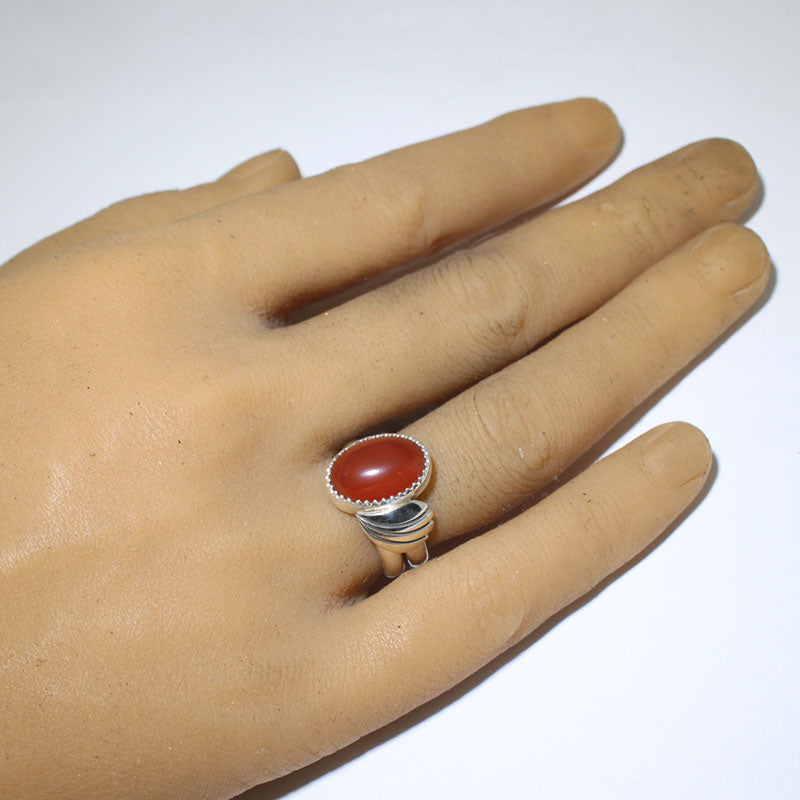 Carnelian Ring by Steve Yellowhorse- 7