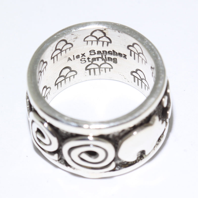 Silver Ring by Alex Sanchez- 9