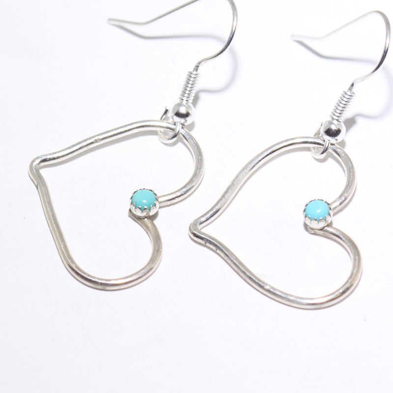 Heart Earrings by Navajo