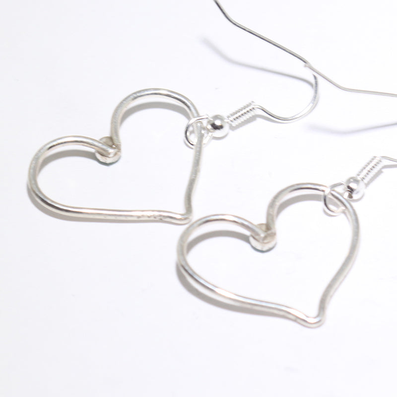 Heart Earrings by Navajo