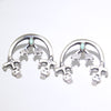 Silver Earrings by Navajo