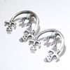 Silver Earrings by Navajo