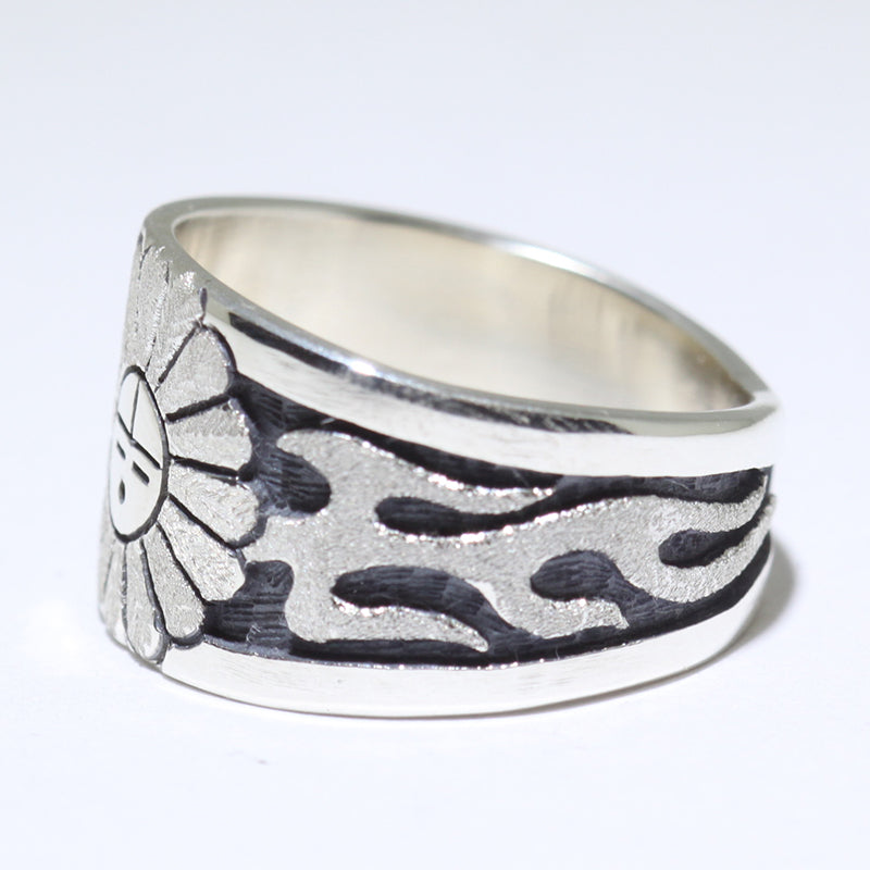 Silver Ring by Sparks Masawytewa- 9.5