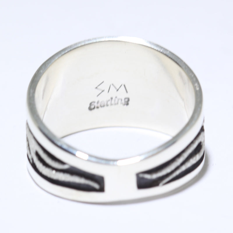 Silver Ring by Sparks Masawytewa- 9.5