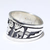Silver Ring by Sparks Masawytewa- 7.5