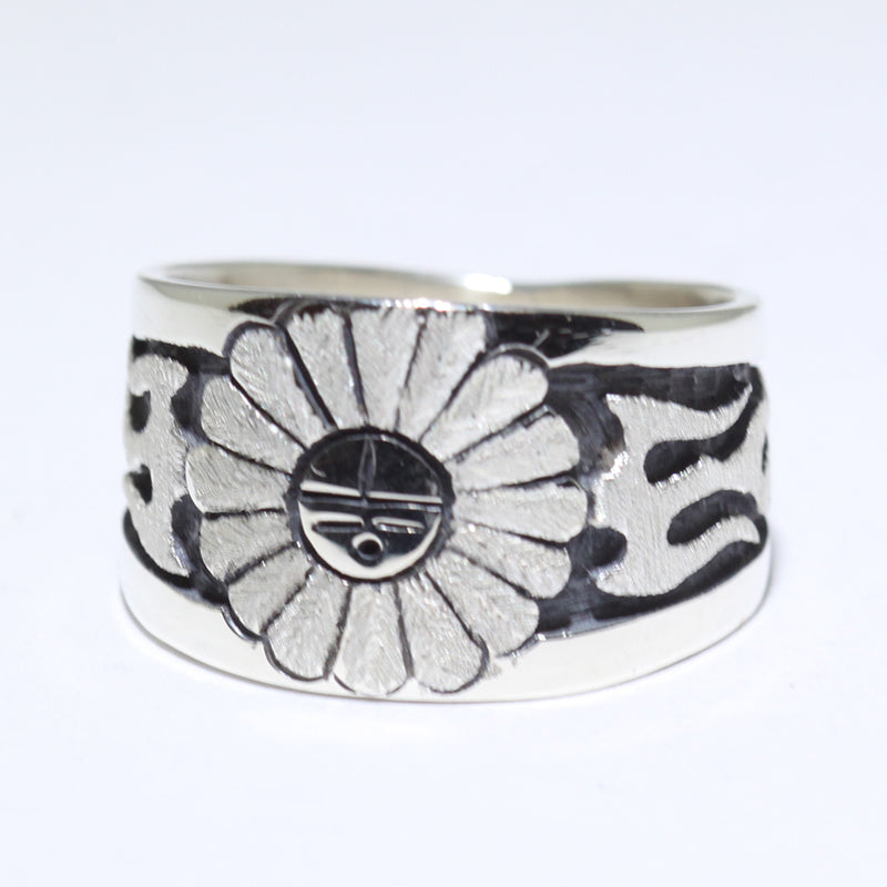 Silver Ring by Sparks Masawytewa- 8.5