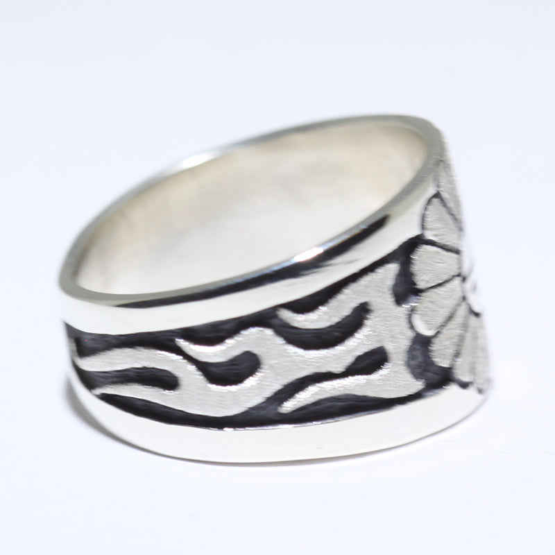 Silver Ring by Sparks Masawytewa- 8.5