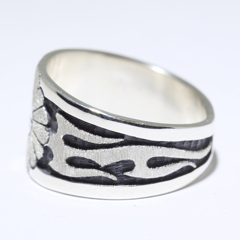 Silver Ring by Sparks Masawytewa- 10
