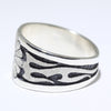 Silver Ring by Sparks Masawytewa- 10