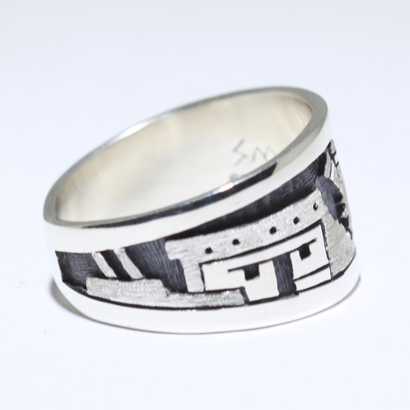 Silver Ring by Sparks Masawytewa- 9.5