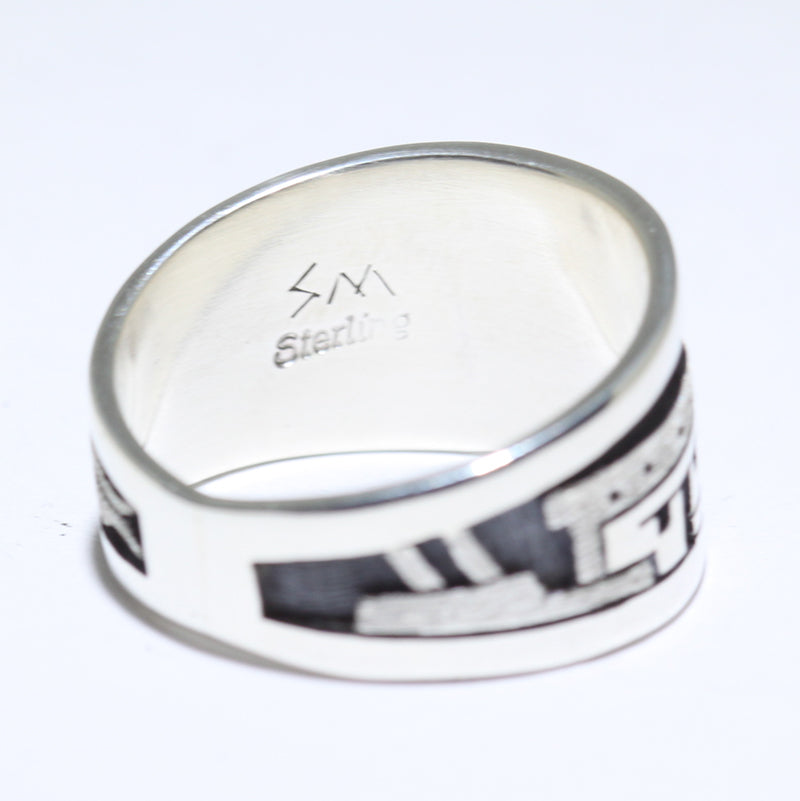 Silver Ring by Sparks Masawytewa- 9.5