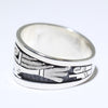 Silver Ring by Sparks Masawytewa- 9.5