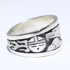 Silver Ring by Sparks Masawytewa- 9.5