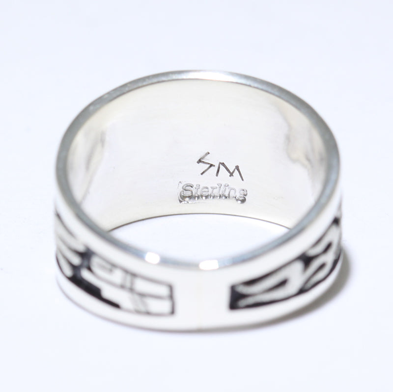 Silver Ring by Sparks Masawytewa- 9.5
