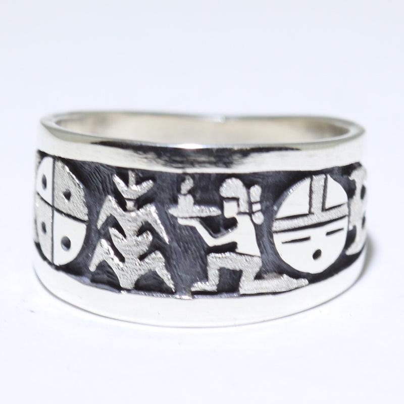 Silver Ring by Sparks Masawytewa- 10