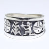Silver Ring by Sparks Masawytewa- 10