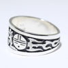 Silver Ring by Sparks Masawytewa- 10