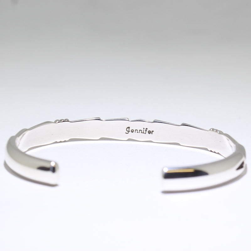 Silver Bracelet by Jennifer Curtis 5-1/4"
