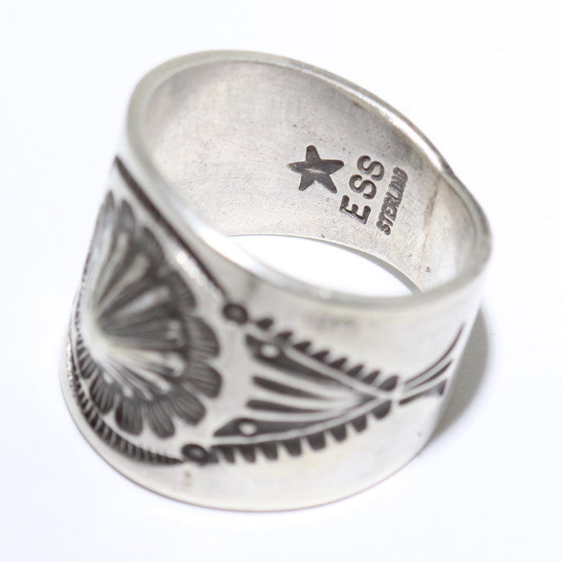 Silver Ring by Eddison Smith- 10.5