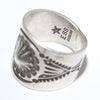 Silver Ring by Eddison Smith- 10.5