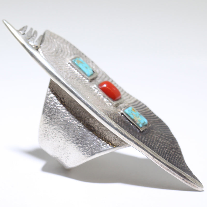 Feather Ring by Philander Begay- 9