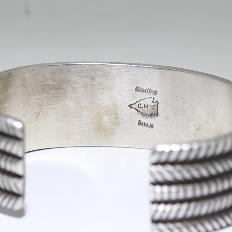 Silver Bracelet by Calvin Martinez 5-3/4"