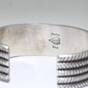 Silver Bracelet by Calvin Martinez 5-3/4"