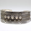 Silver Bracelet by Ron Bedonie 5-3/4"