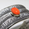 18k bezel Coral Bracelet by Aaron Anderson 5-3/4"