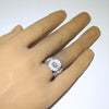 Silver Ring by Sparks Masawytewa- 9.5