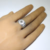 Silver Ring by Sparks Masawytewa- 10
