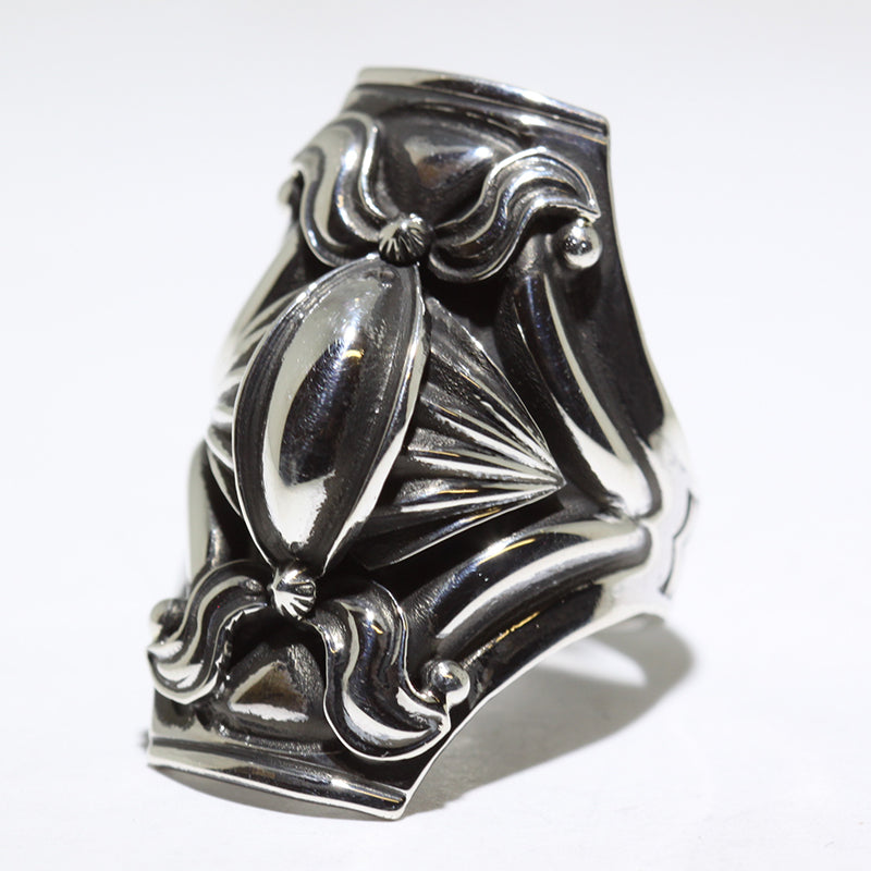 Silver Ring by Derrick Gordon- 9.5