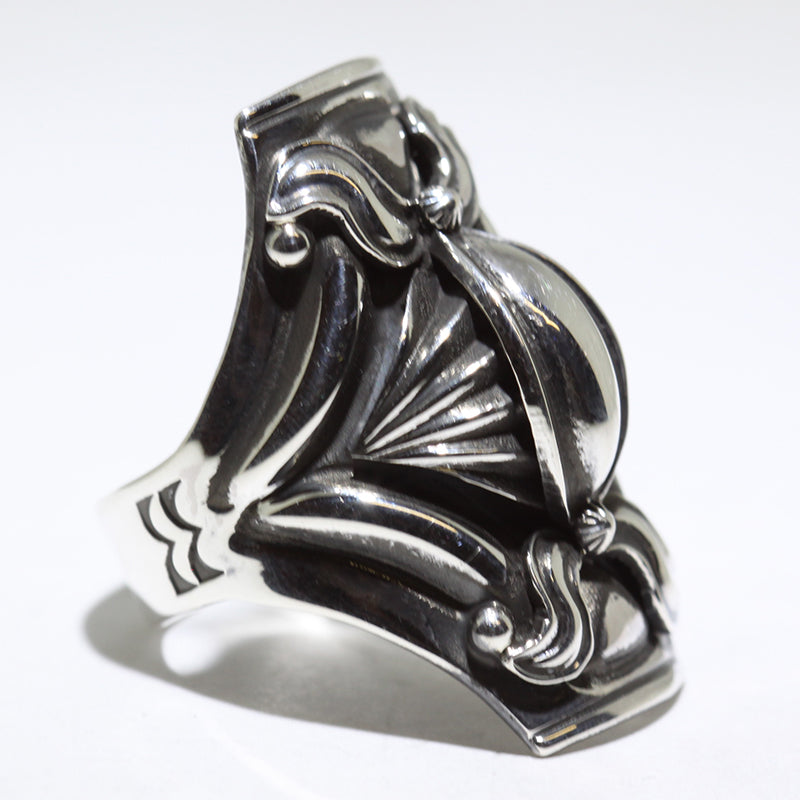 Silver Ring by Derrick Gordon- 9.5