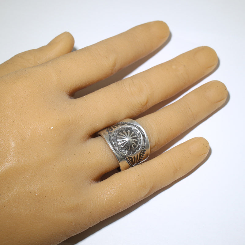 Silver Ring by Eddison Smith- 10.5