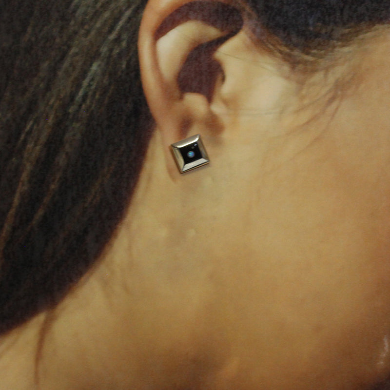Inlay Earrings by Veronica Benally