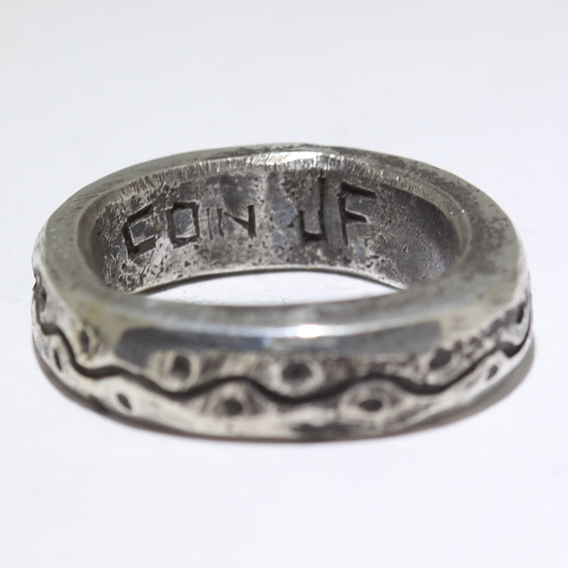 Coin Silver Ring by Jock Favour- 9.5