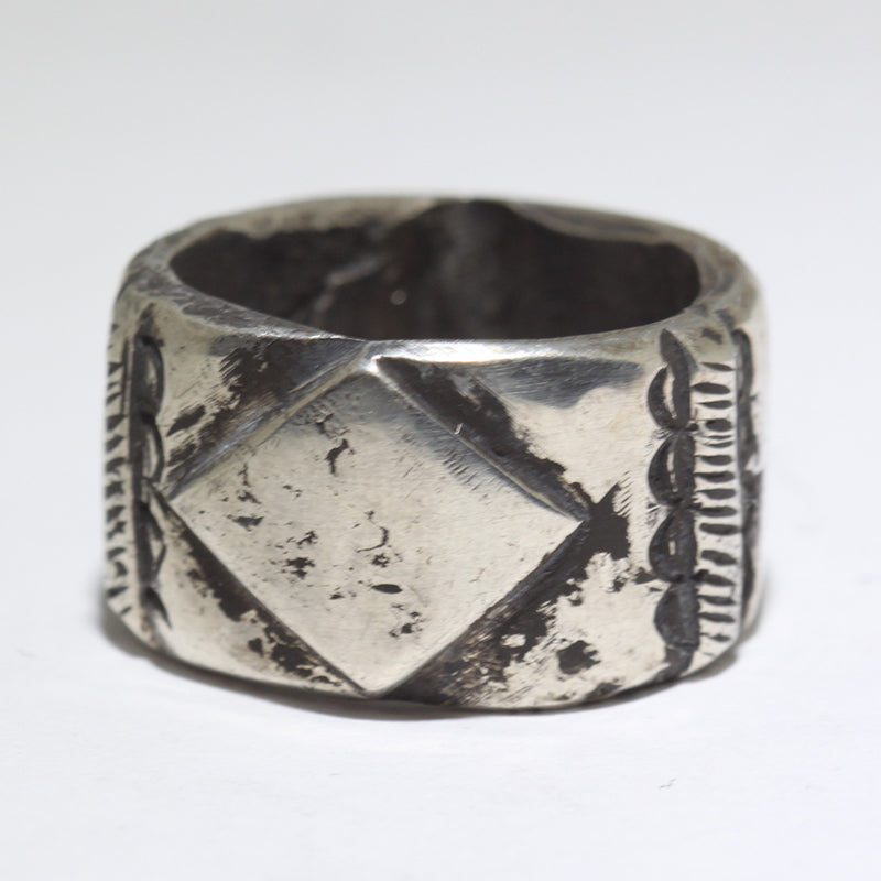 Coin Silver Ring by Jock Favour- 7.5